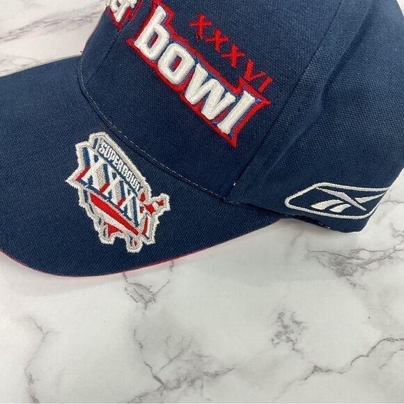 Reebok Vintage Super Bowl XXXVI 36 Hook and Loop Strap Hat Cap - Picture 3 of 5